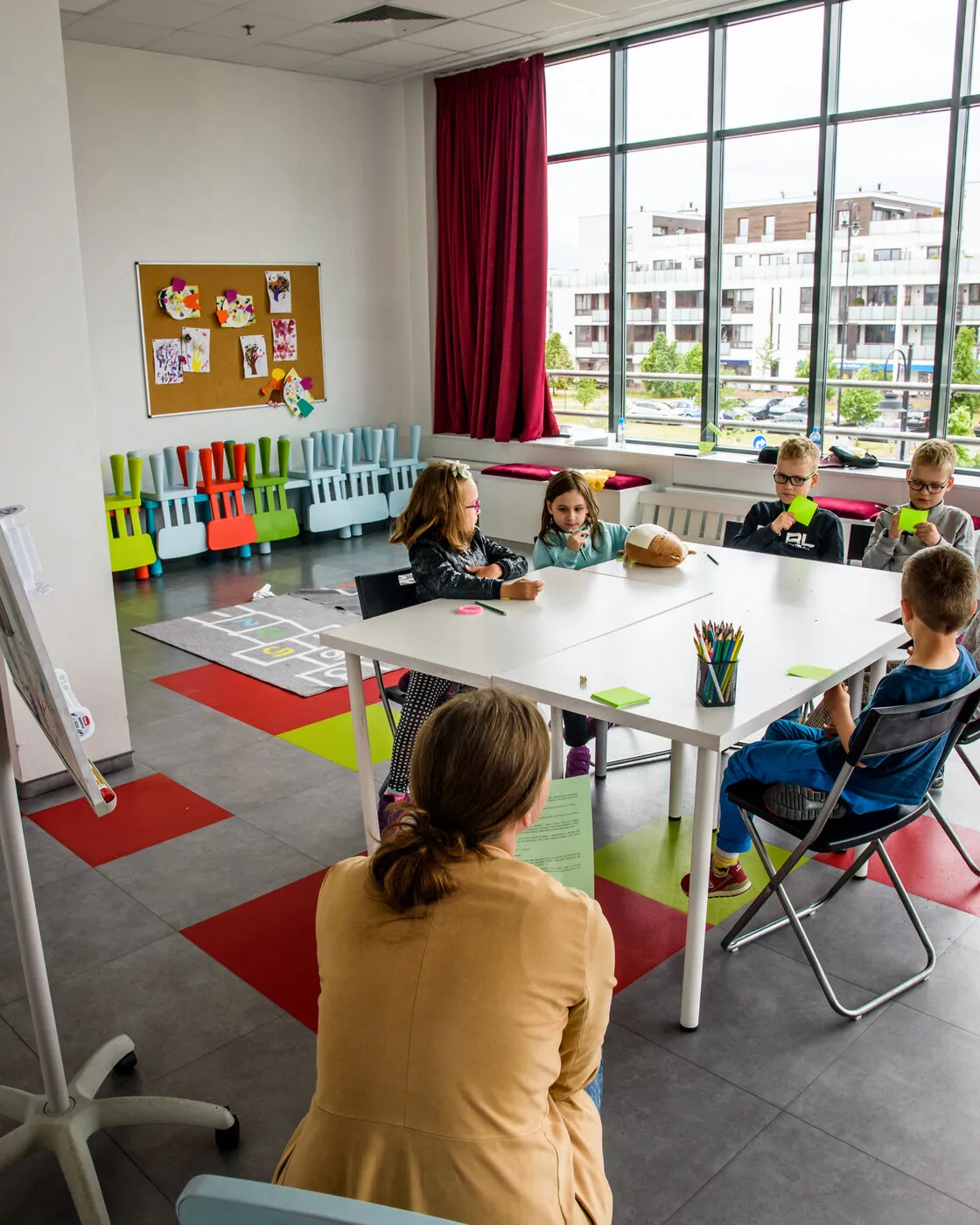 Zajęcia w kameralnej grupie z nauczycielką Matplanety
